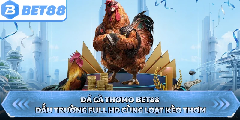 Đá Gà Thomo BET88 - Đấu Trường Full HD Cùng Loạt Kèo Thơm 